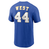 MEN’S JERRY WEST TRIBUTE COLLECTION by Nike - Royal Blue Throwback T-Shirt