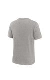 NIKE MEN’S HEATHER GRAY RETRO LOGO TEE